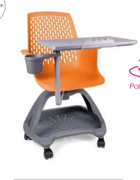 Butaca escolar Blow con paleta giratoria