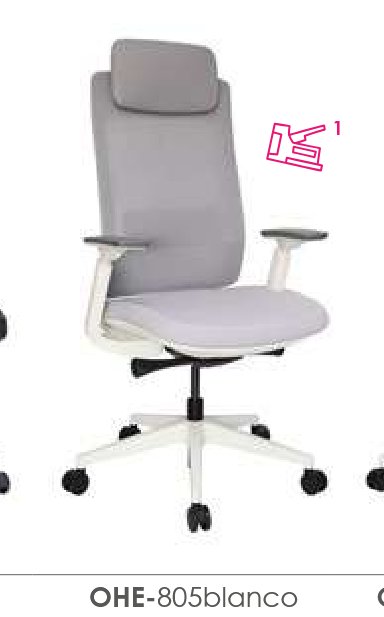 Silla ejecutiva Quo blanca