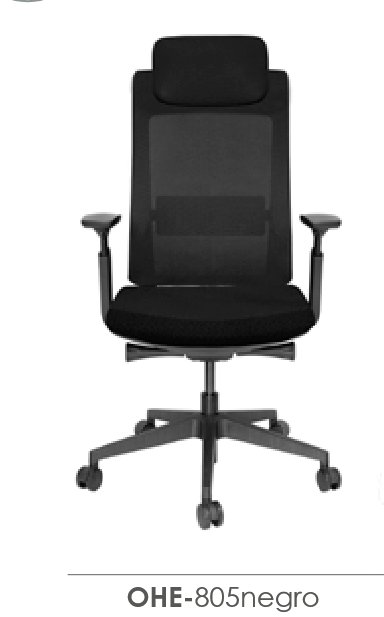 Silla de oficina reparada y tapizada