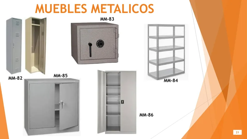 Lockers y muebles metálicos — hoja 21 del Catálogo General 2026 de Office Mochis