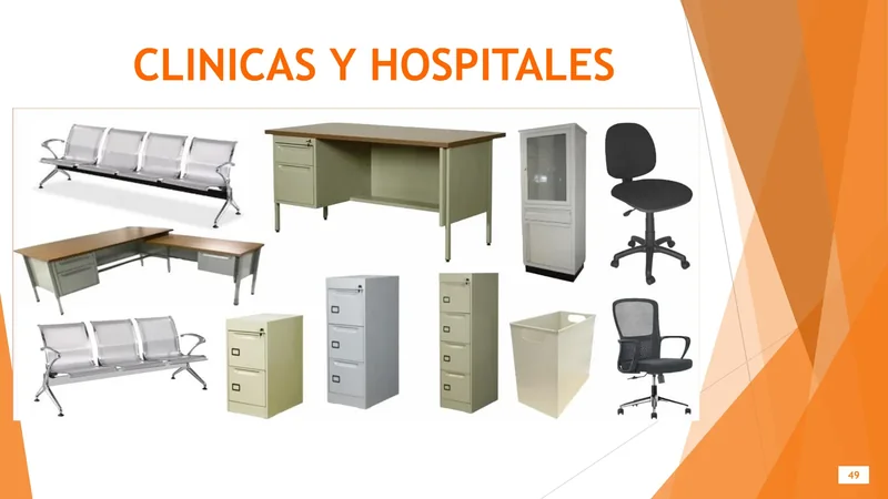 Mobiliario para clínicas — hoja 49 del Catálogo General 2026 de Office Mochis
