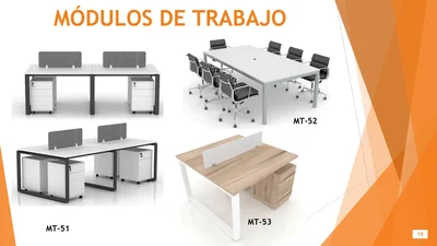Escritorios — hoja 15 del Catálogo General 2026