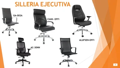 Sillas de oficina — hoja 29 del Catálogo General 2026