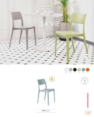 Muebles de exterior — hoja 140 del Catálogo General 2026