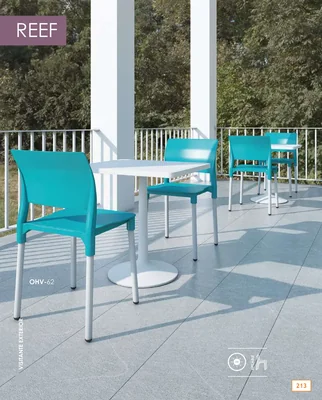 Muebles de exterior — hoja 213 del Catálogo General 2026