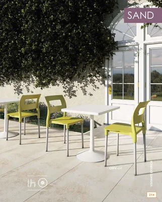 Muebles de exterior — hoja 214 del Catálogo General 2026