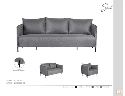 Sillones y salas — hoja 312 del Catálogo General 2026